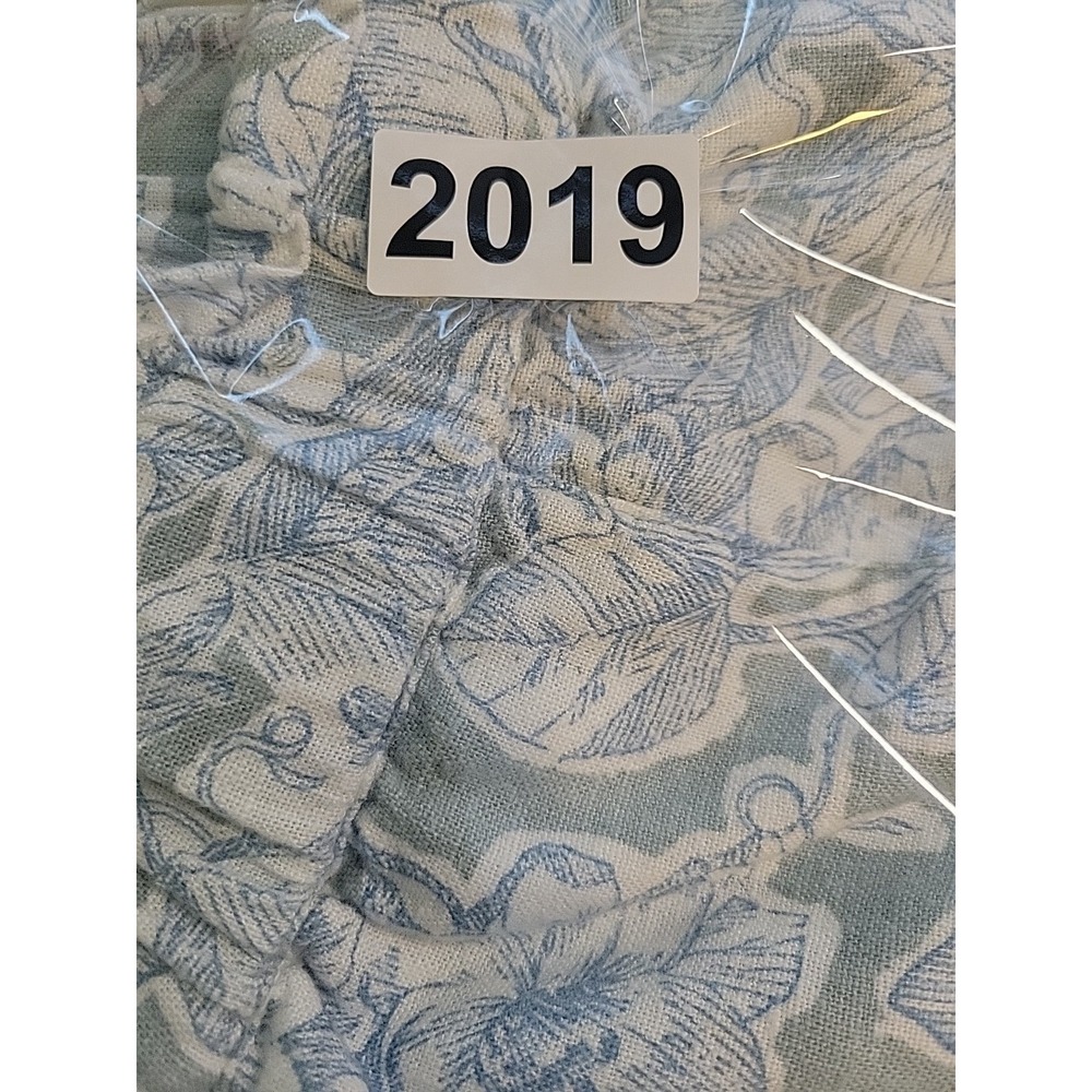 Abercrombie & Fitch Floral Print Shorts Linen Blend LARGE Elastic Waist Pockets - Picture 11 of 11